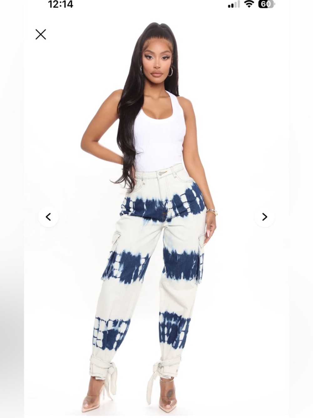Fashion Nova Beach you to it jeans- NWT Size small - Picture 3 of 13